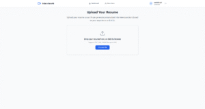 3 ai interview upload resume