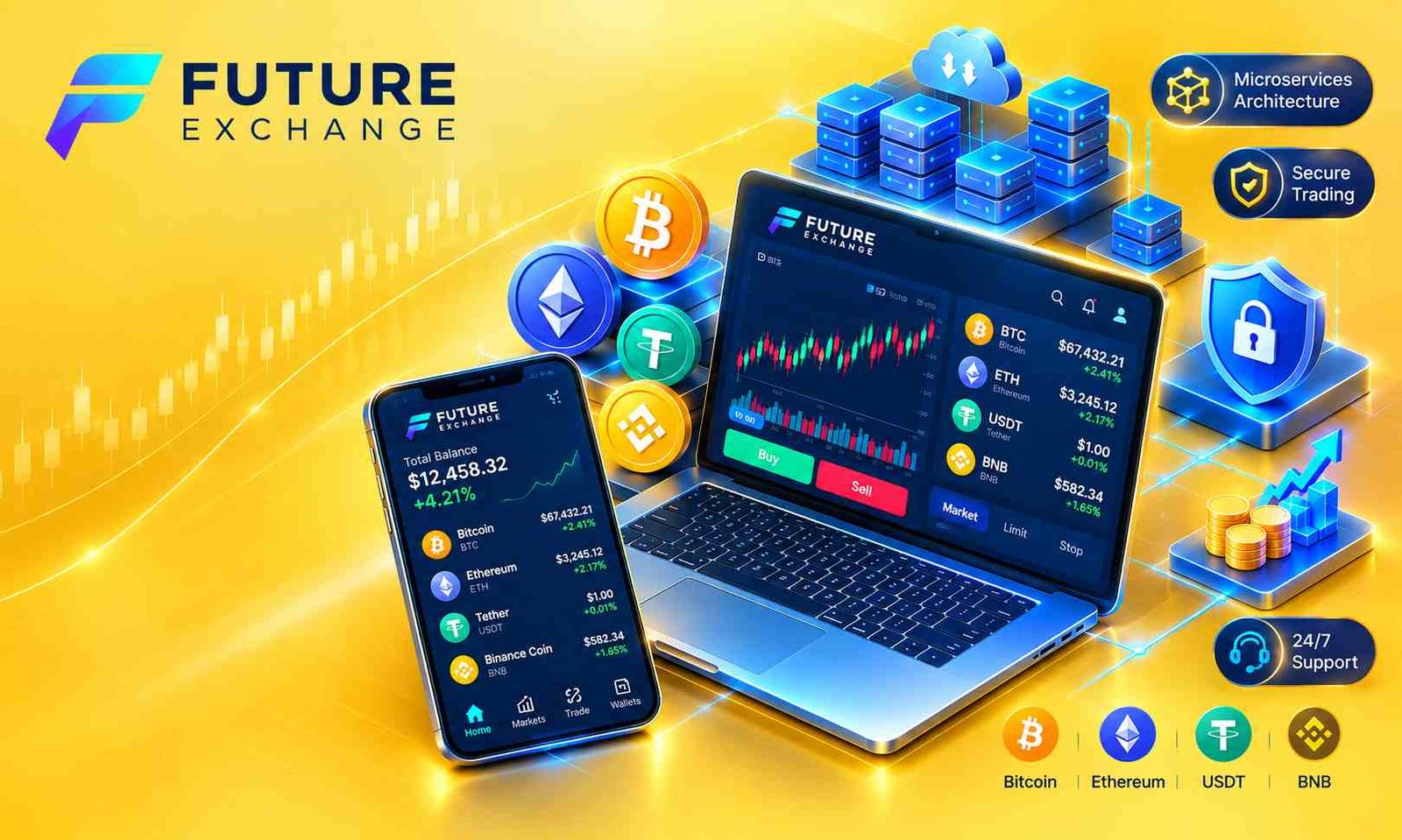 Future Exchange Golden Blue 100kb
